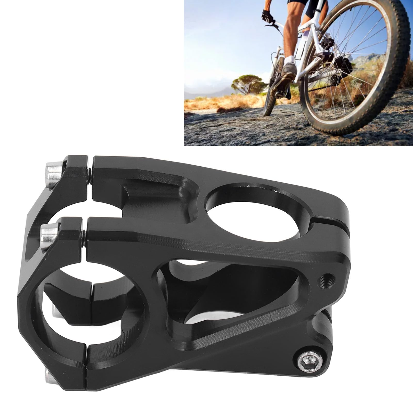 MIRODO 31.8 Steli Corti Bicicletta 35mm DH Attacco Manubrio Bici Riser