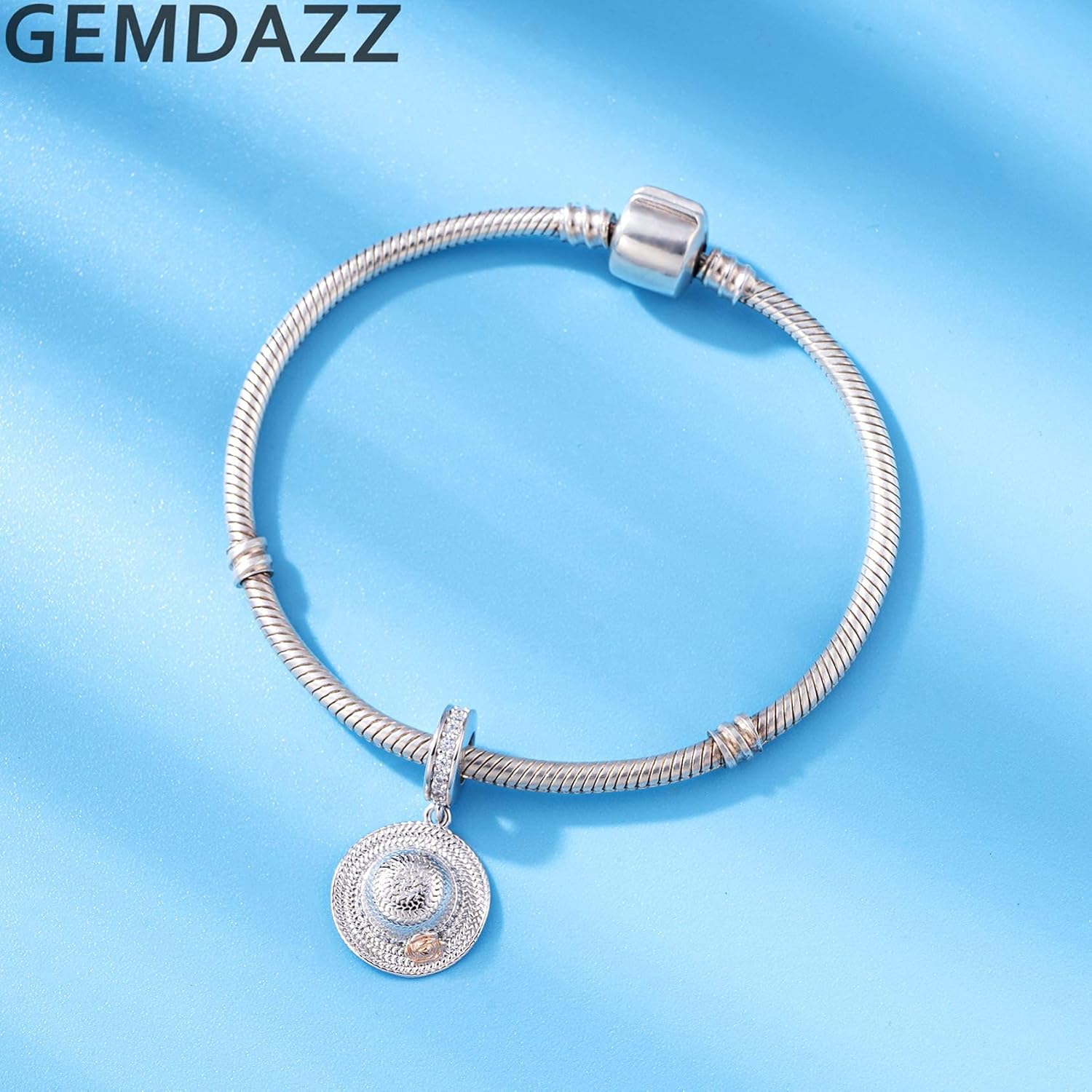 GEMDAZZ Silver Travel Charm Hobby Charm for Women Bracelets 925 Sterling Silver Shopping Handbag, High Heel Shoe, Guitar Beads, Valentines for Lover/Friends/Mother/Musician
