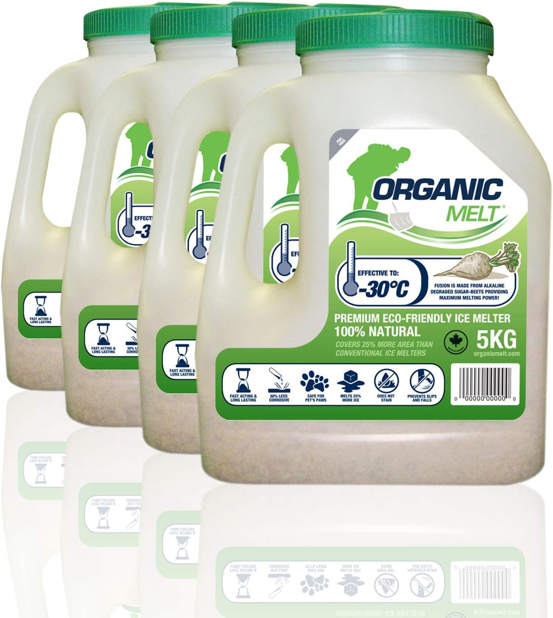 Eco Solutions Organic Melt Premium Granular Ice & Snow Melt