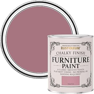 Rust-Oleum AMZ0041 Chalky Finish Furniture Paint - Dusky Pink - 750ml