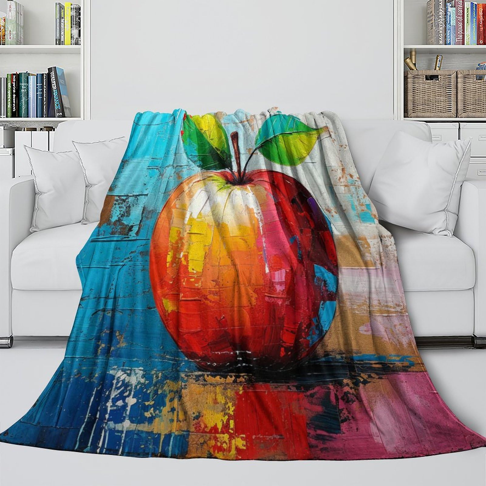 Coperta morbida in pile di flanella, regalo di compleanno per amici, famiglia, regalo di Natale per amici e partner, coperta natalizia per divano letto 150 x 200 cm