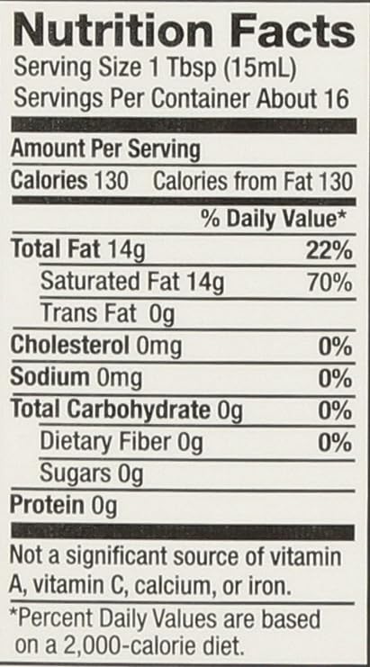Nutiva, Oil Coconut Organic, 8 Fl Oz