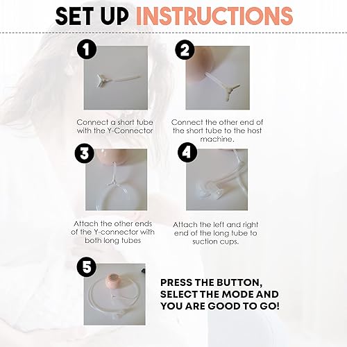 Miniatura 7 de Cradle Plus - Corrector de pezones invertido, chupones de pezones recargables para mujeres, dispositivo de succión, corrector eléctrico de pezones