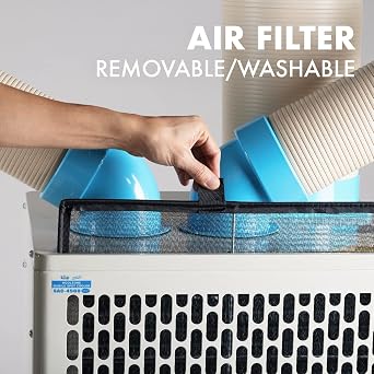 Uninex SAC4500 Indoor/Outdoor KOOLZONE Mobile Spot Cooler