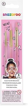 Snazaroo 3 Pack Fun Brush Set - Girls