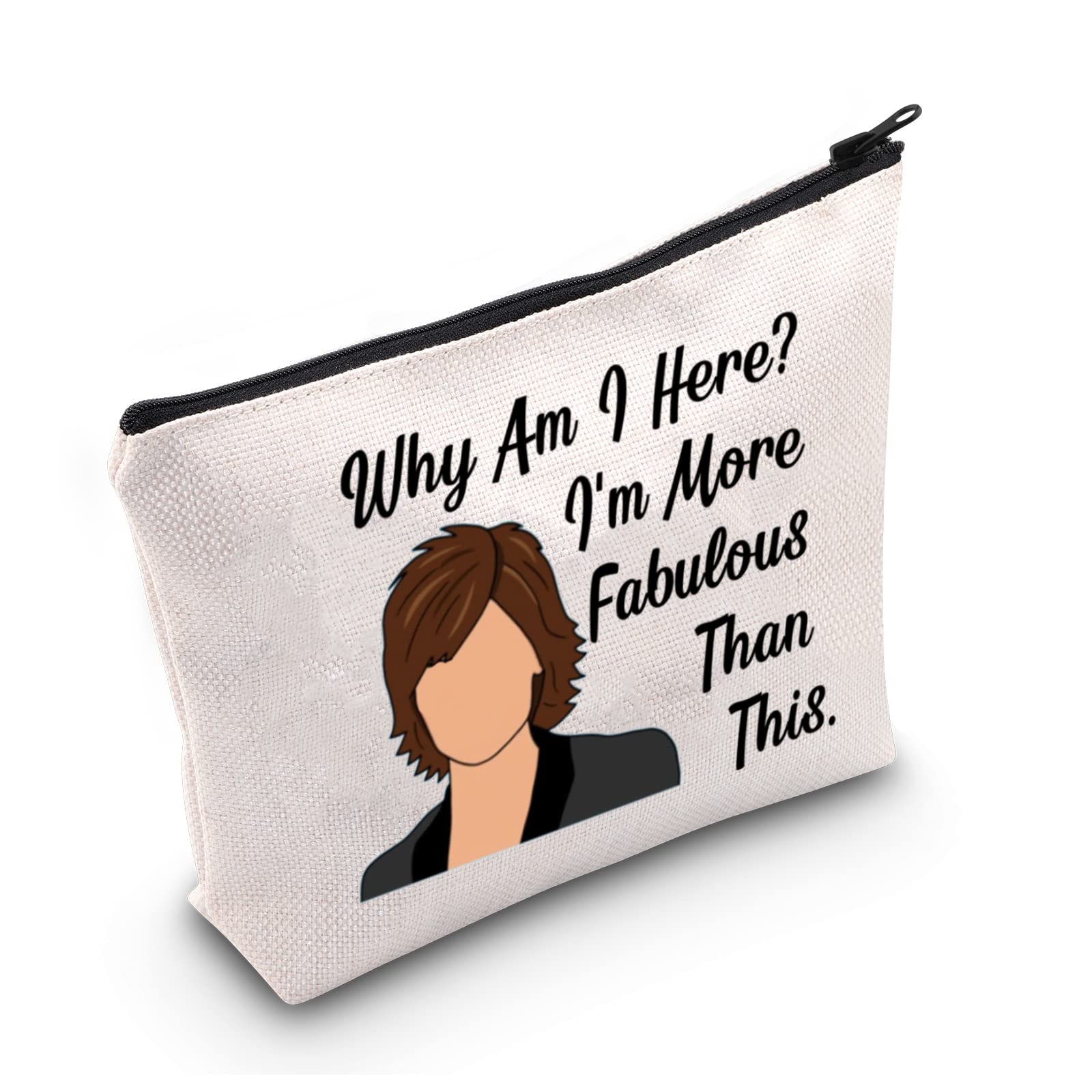 LEVLO Funny Housewives Gifts I'm More Fabulous Than This Makeup Bags Housewives Party Reality TV Gifts(More Fabulous)