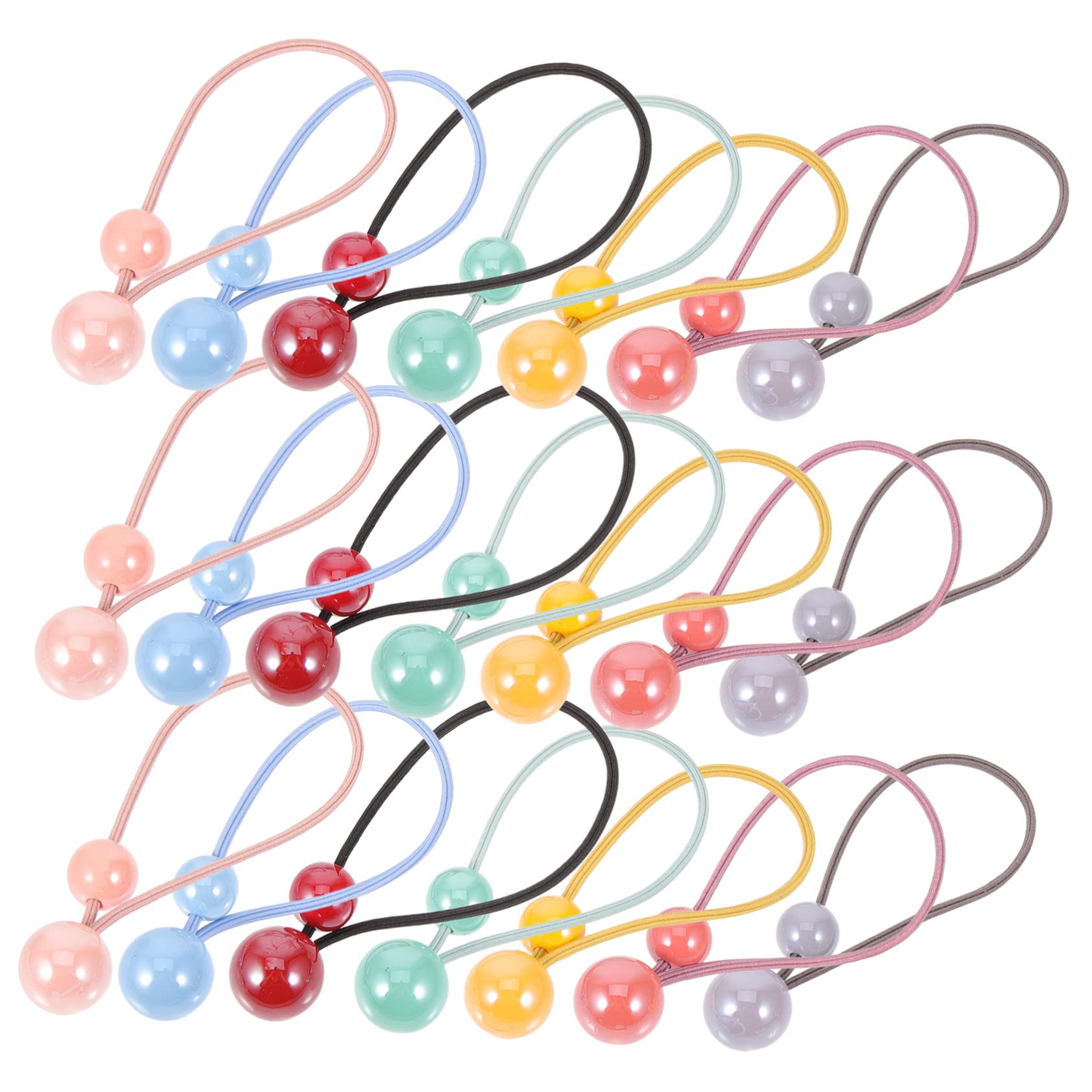 Healeved 56piezas De Pelo Elásticas Para Niñas Bolitas Accesorios Coloridos Para Coletas y Peinados Para Fiesta y