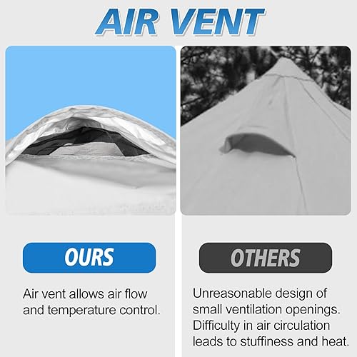 Miniatura 8 de WEIZE Tienda de campaña desplegable de 10 x 10 pies, configuración a presión de 1 botón, refugio portátil instantáneo, altura ajustable, bolsa con