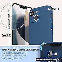 Vista 3 de SURPHY Compatible con iPhone 13 Mini Funda con Protector de Pantalla, (Protección de Cámara y Forro de Microfibra Suave) Funda de Teléfono