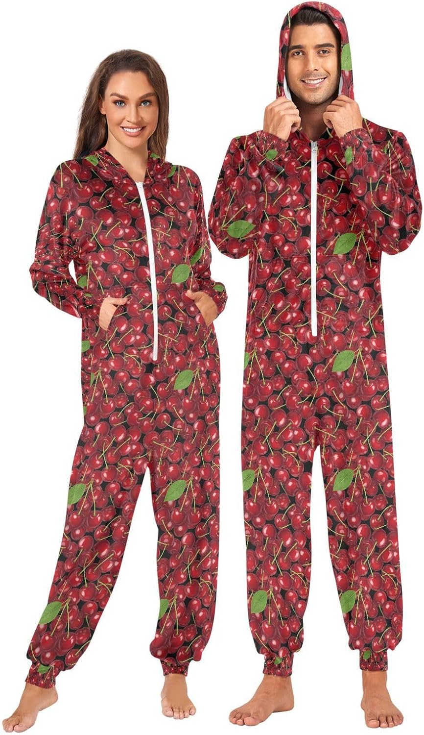 QUGRL Onesies Adult Pajamas Costume for Women Men Unisex Cosplay Sleepwear Homewear Suit Winter S-XL
