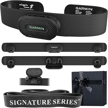 Garmin HRM Heart Rate Monitor Chest Strap | Wireless, Real-Time Transmission for Indoor and Outdoor Exercise | Signature Series Resistance Band