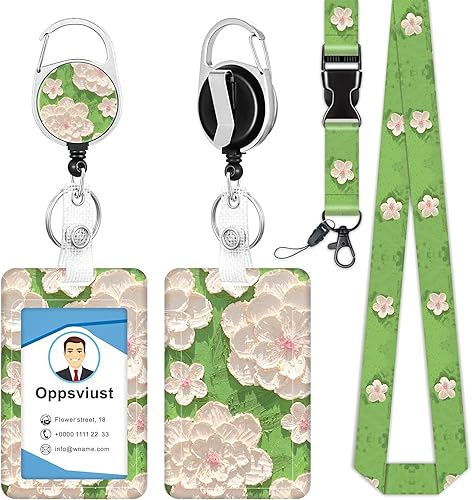 Soporte para tarjetas y clip retráctil de alta resistencia, soporte para tarjetas de identificación con clip retráctil, soporte para tarjetas de