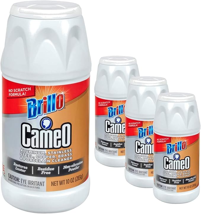 Brillo Cameo Cleaner, Perfect on Aluminum, Stainless Steel