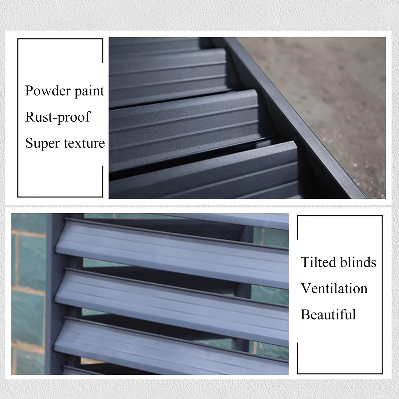 Clôture D'intimité De Couverture De Climatisation Extérieure Cachée, Couverture De Radiateur Domestique, Couverture De Protection De Climatiseur, Protecteur De Grille De Persienne Pour Climatiseurs Et