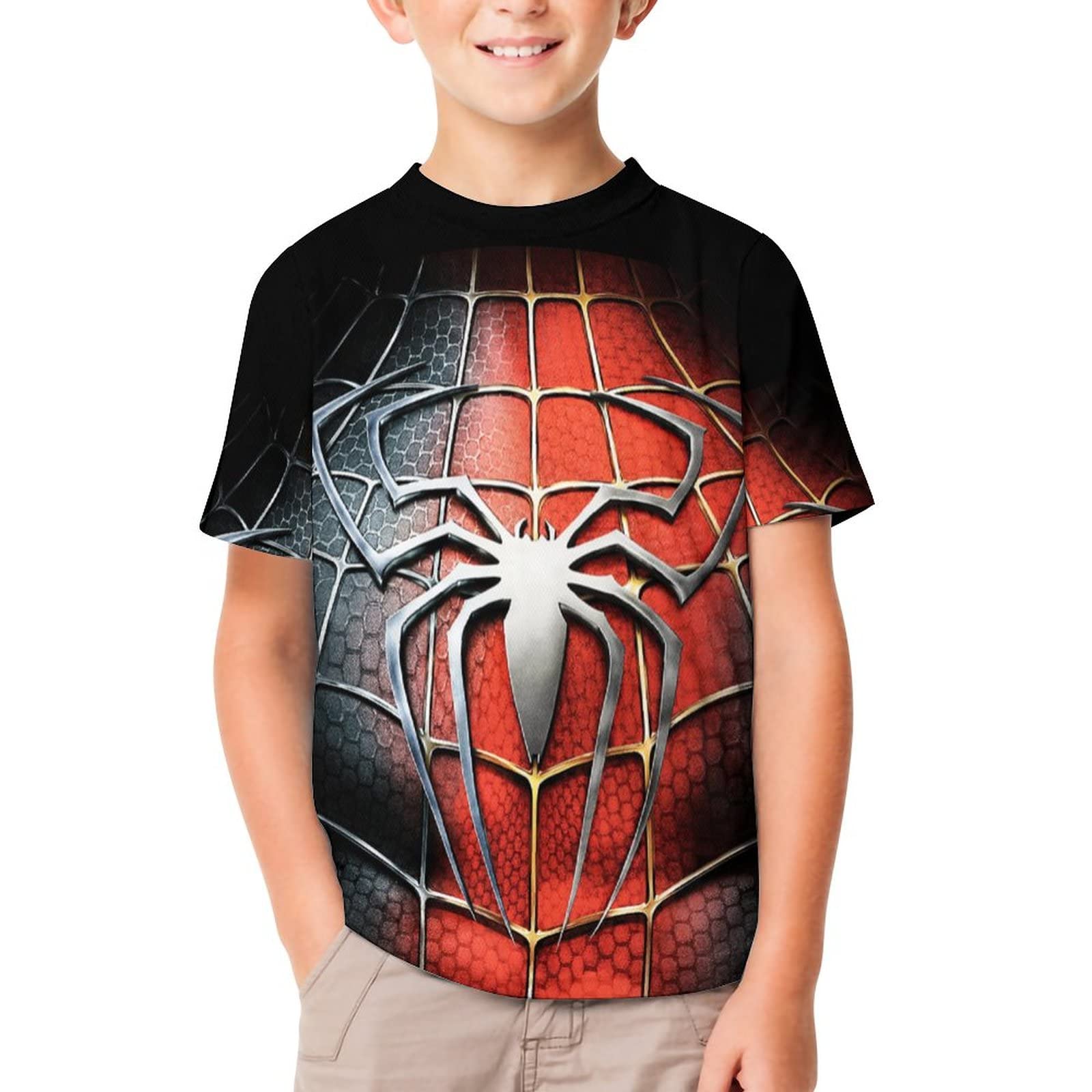 Amazon.co.jp: キッズ Tシャツ スパイダーマン 半袖 子供服 ジュニア