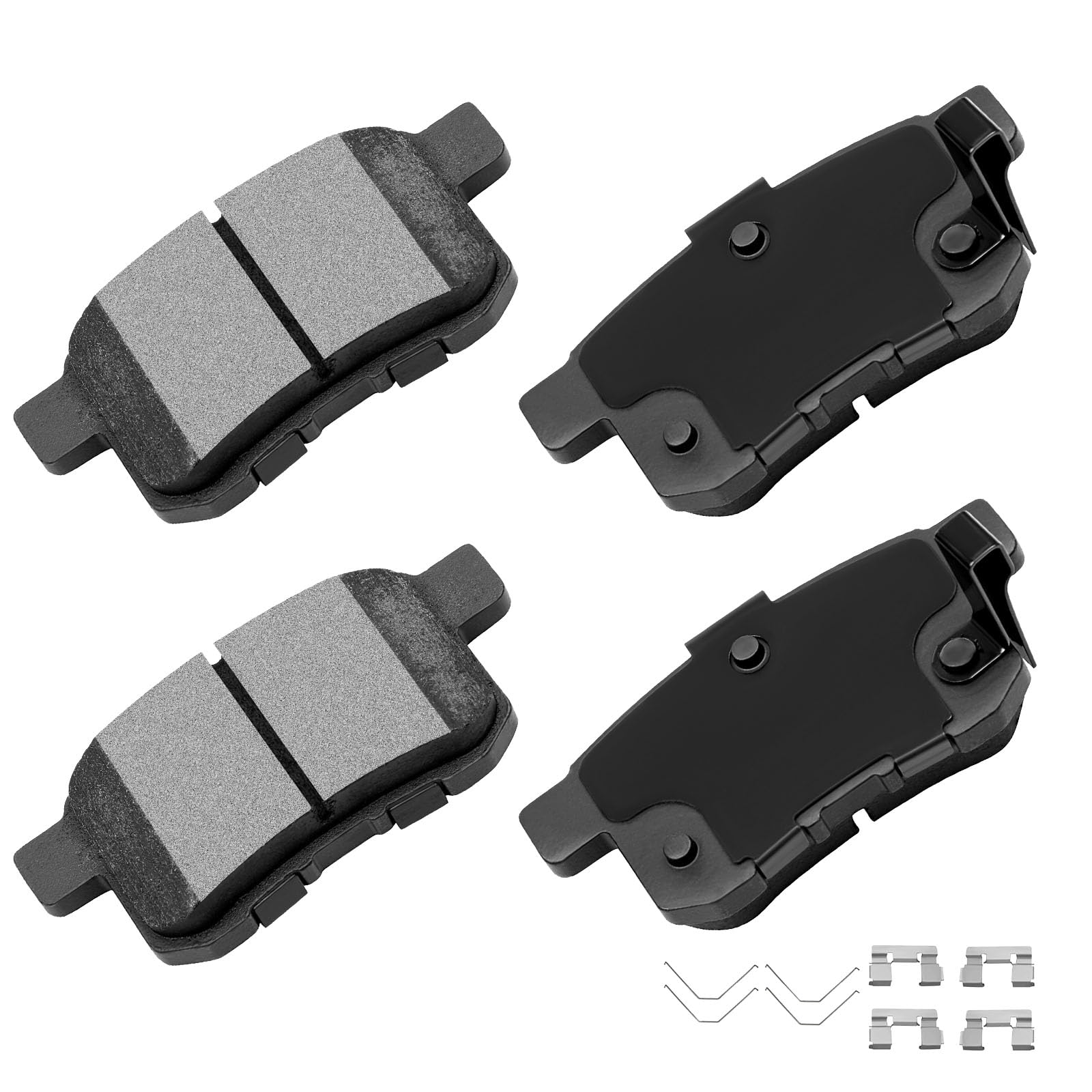 cciyu D1336 Ceramic Rear Brake Pad Set Fit For 2009-2010 For Acura TSX,2008-2012 For Honda For Accord