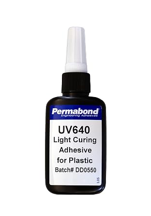 Permabond UV640 Thicker Viscosity General Purpose Impact Resistant Clear UV Glue