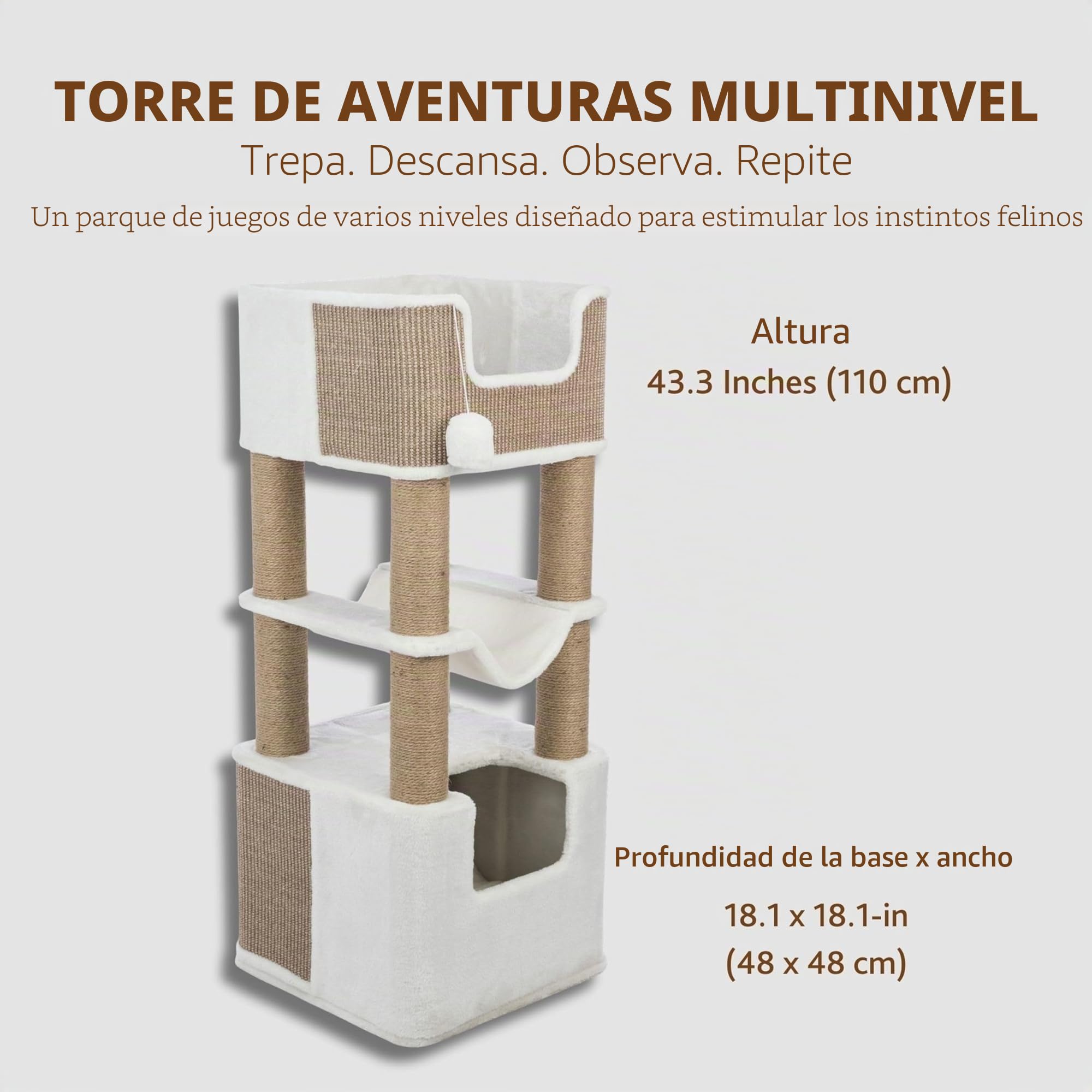 TRIXIE Poste Rascador XXL Lucano para Gatos
