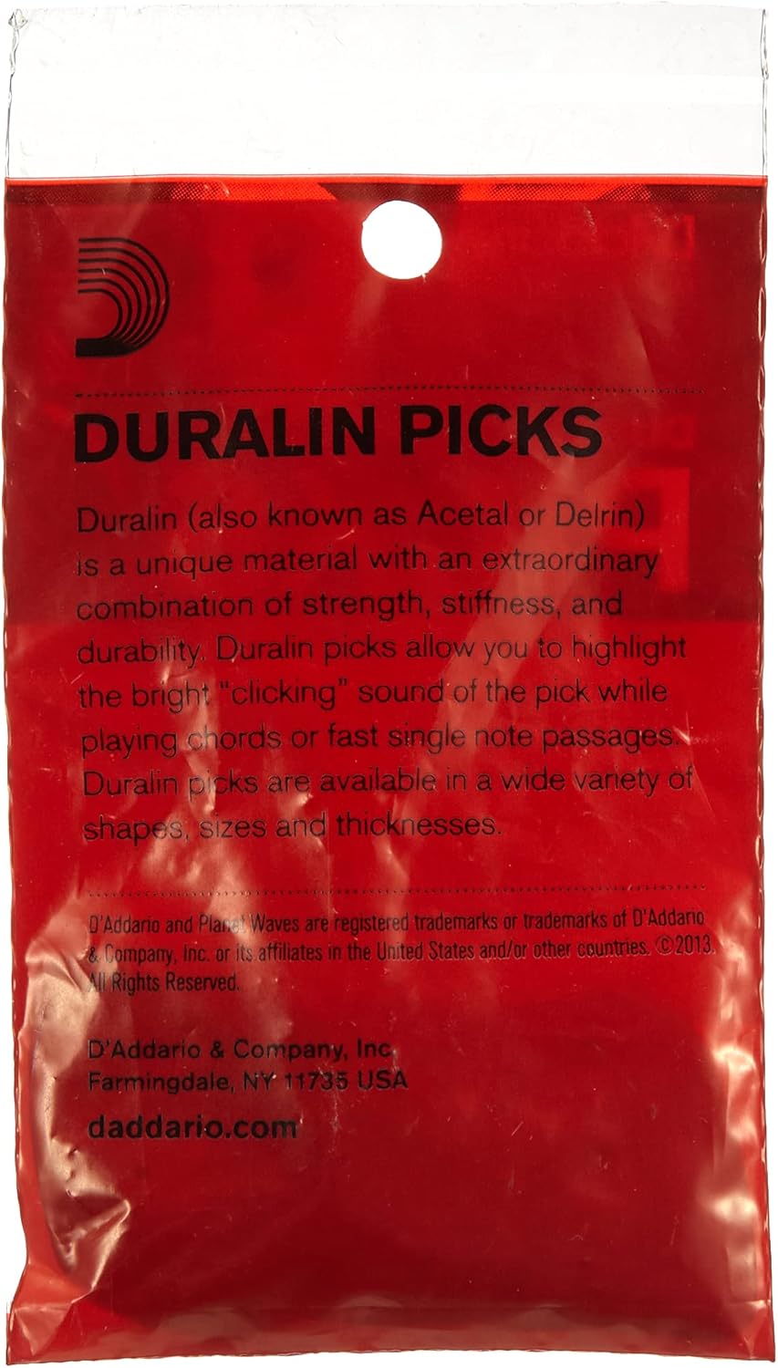D'Addario DuraGrip Guitar Picks, 10pk, Extra Heavy : Everything Else