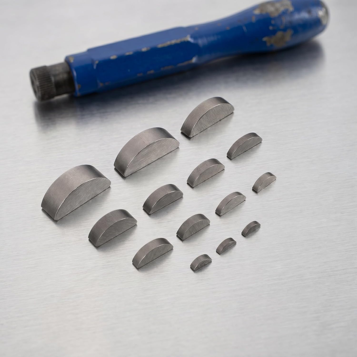 164pcs Woodruff Key Assortment Set Carbon Steel 2-10mm