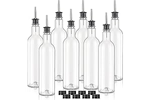 8 Pack Syrup Containers for Coffee Bar