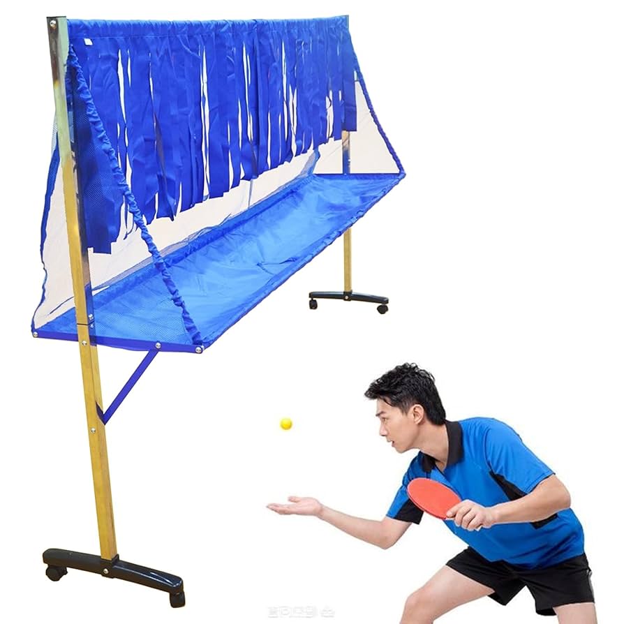 Professional Table Tennis Ball Catch Net Portable Automatic Ping Pong