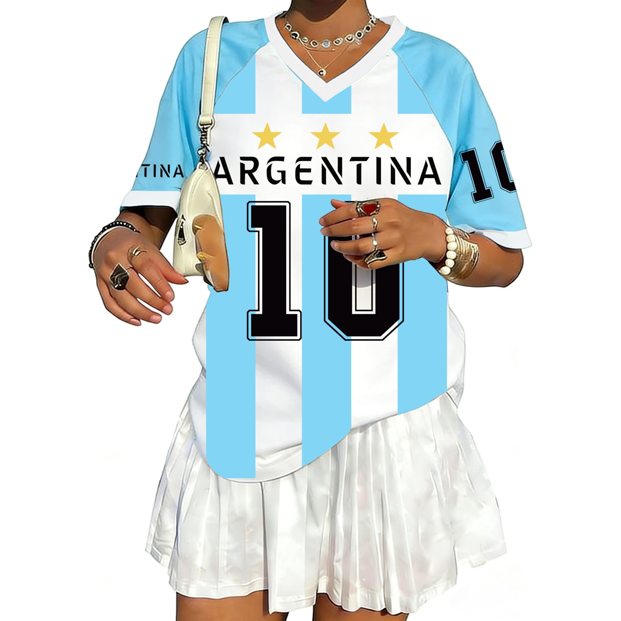 Soccer Cup 2026 Shirt Women Oversized