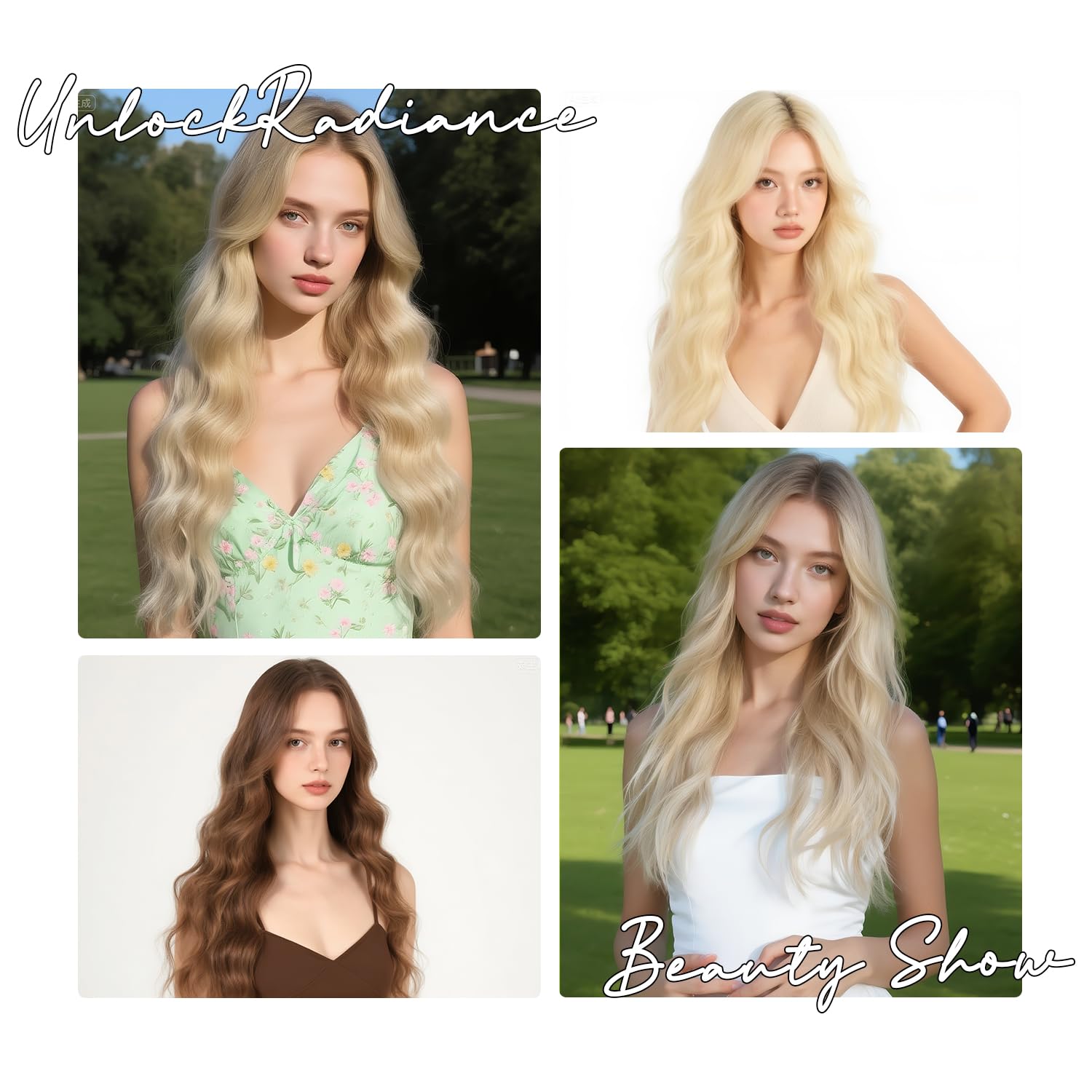 Aida ble Long Wavy Gray Wig with Curtain Bangs 26 Inch Silver Grey Wig for Women Synthetic Wig Natural Looking Heat Resistant Fiber Hair Wigs for Daily Party Halloween Cosplay Use