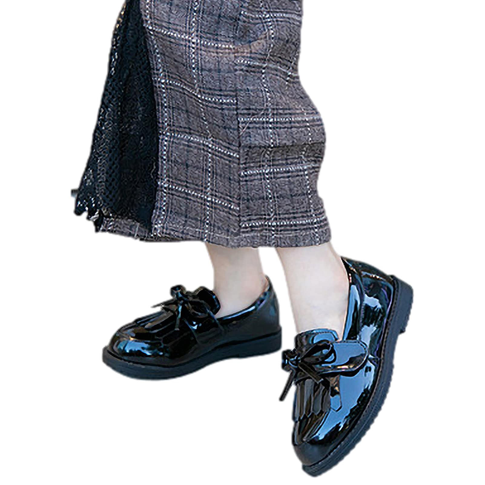 Zapato Oxford Niña Vestido Boda Microfibra Mocasines Uniforme Escuela