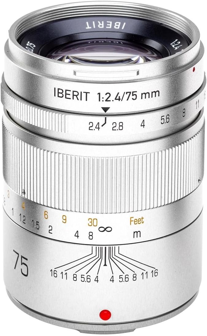 HandeVision 単焦点レンズ IBERIT (イベリット) 75mm f/2.4 シルバー