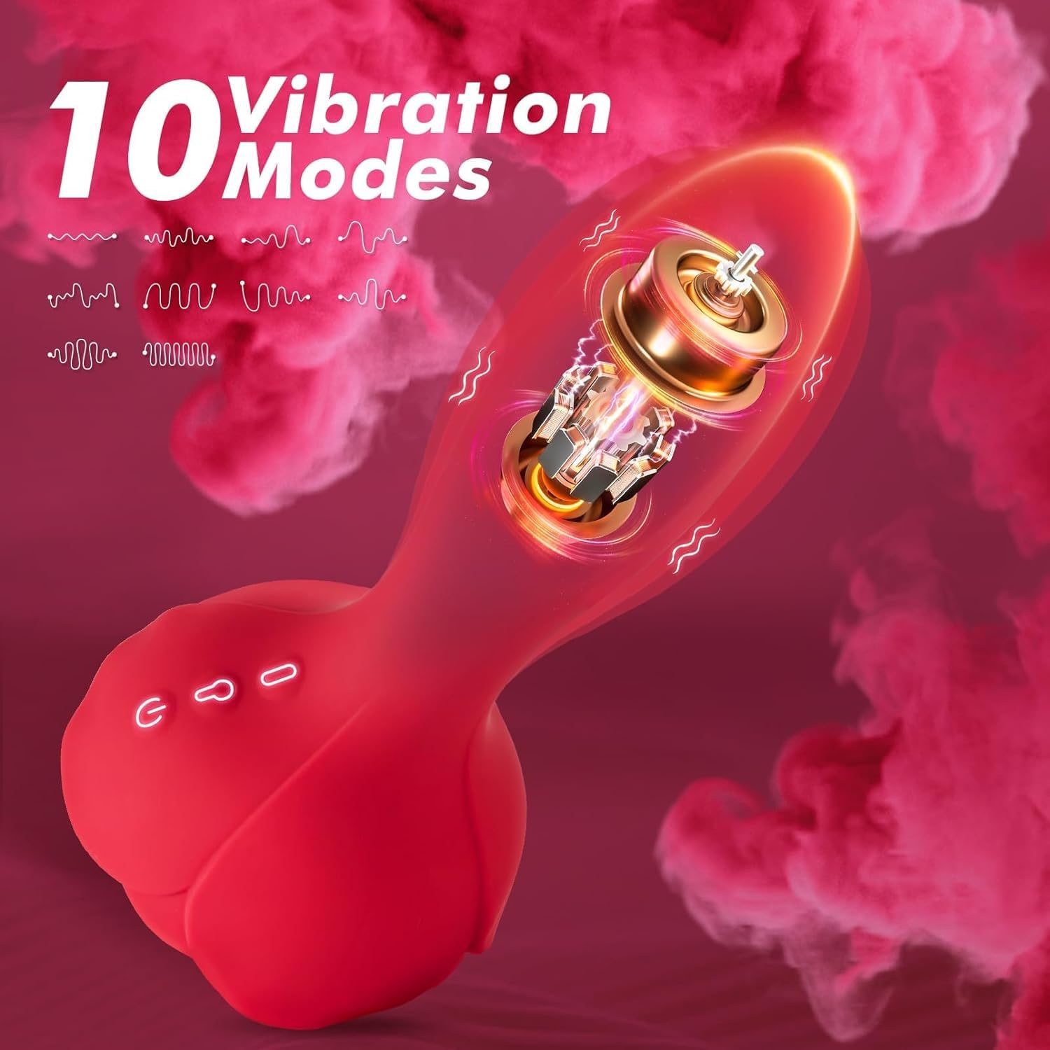 inflatable vibrating anal toy Inflatable Vibrating Butt Plug Pump Adjustable