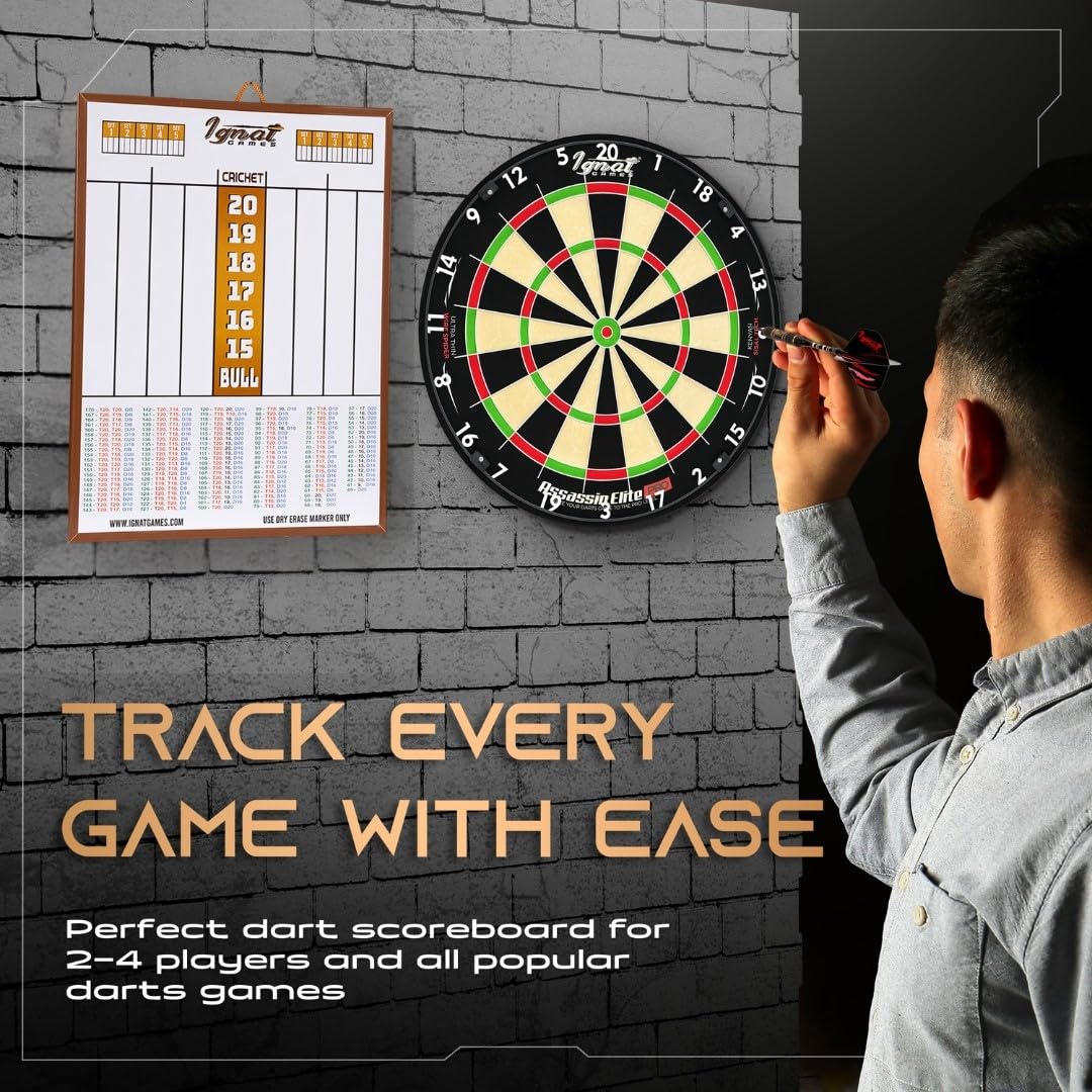 Amazon.co.jp: IgnatGames ドライイレースダーツスコアボード