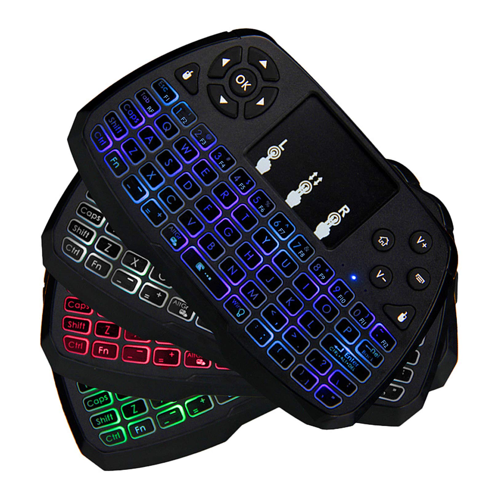 ❤️未使用　バックライト付 マルチファンクション キーボード タッチパッド搭載 Amazon | Honelife バックライト付き2.4GHzキーボードタッチパッド