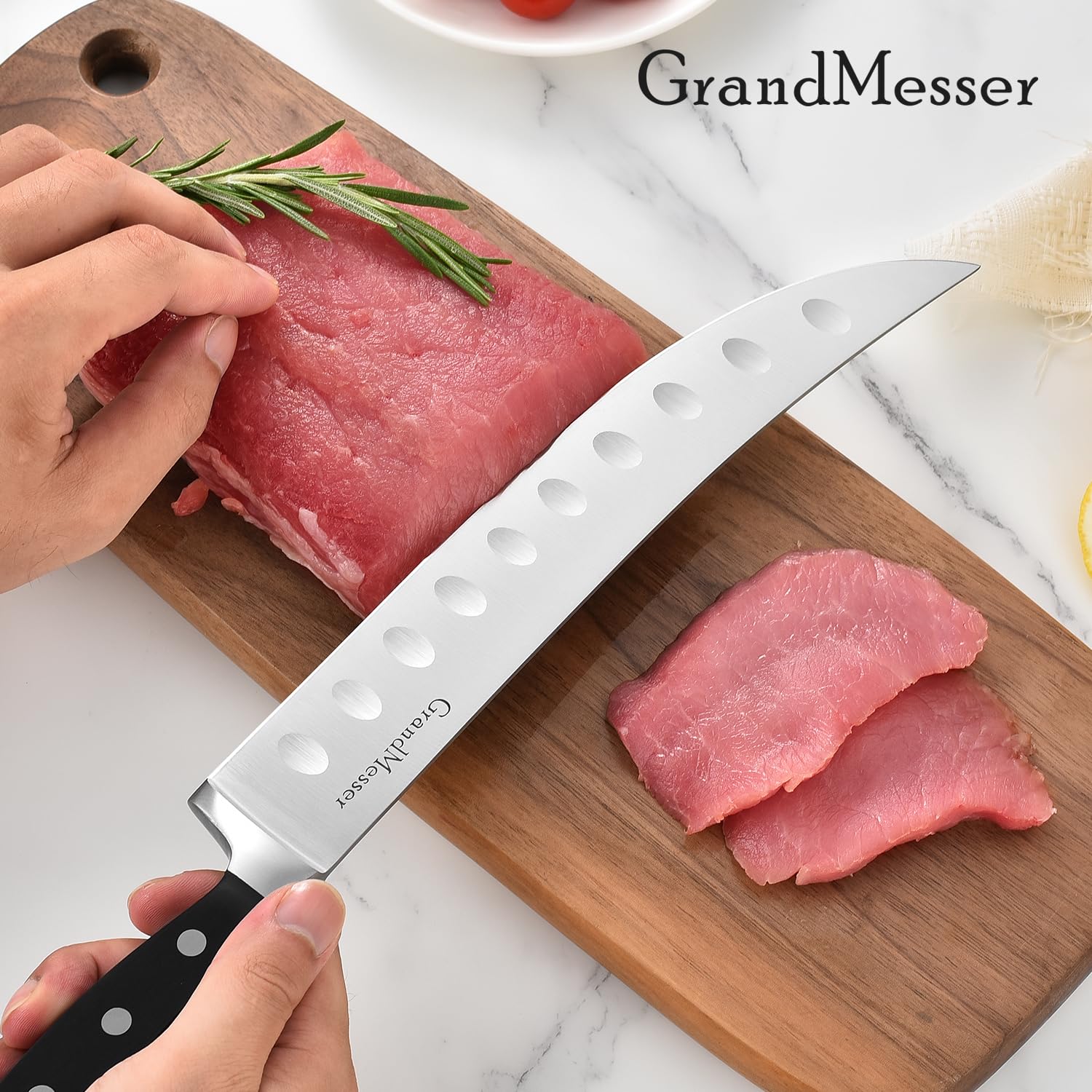 Butcher Knife - 10" Cimeter Knife for Meat -2