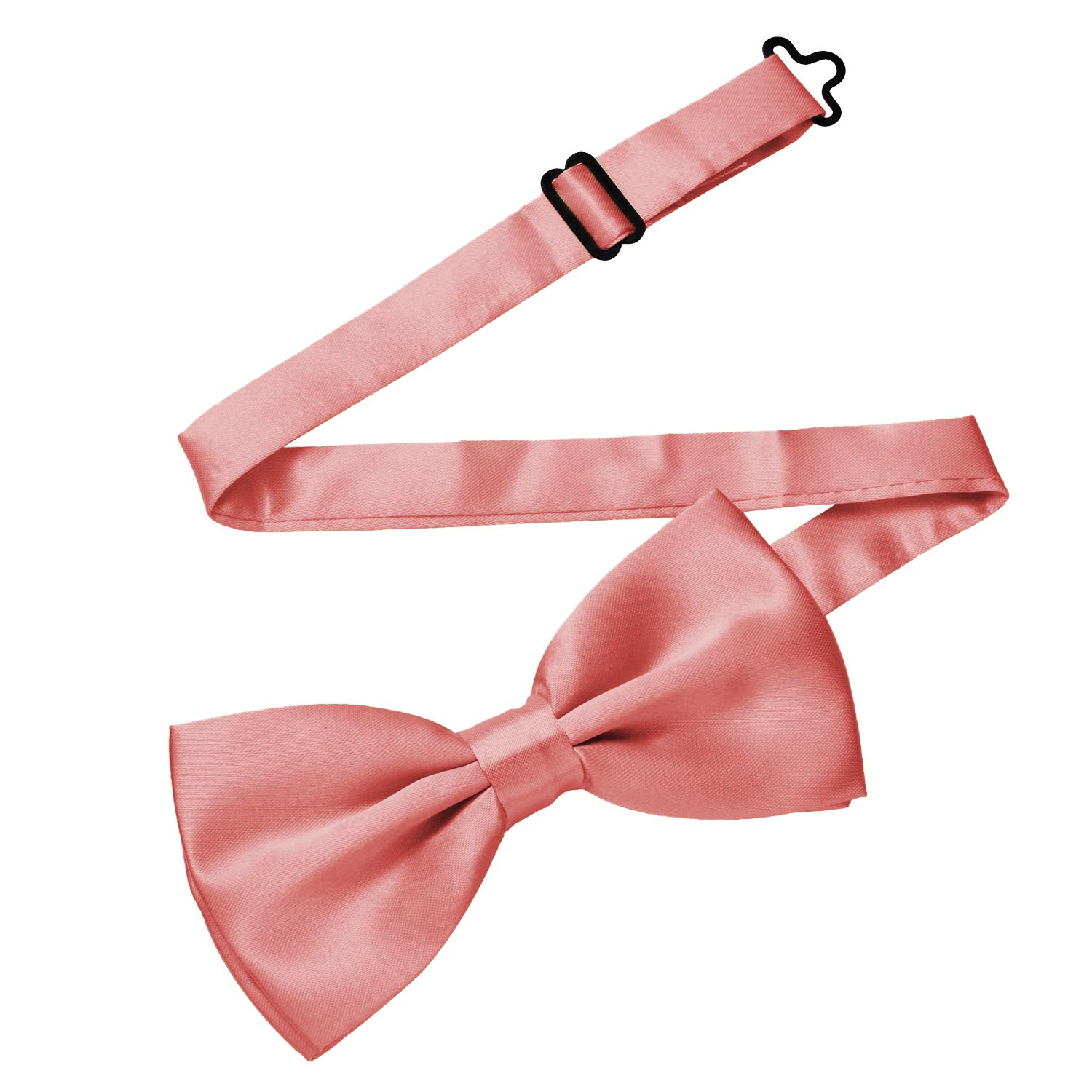 MASADA bow tie rose - men's accessory in shiny-look, continuously adjustable, handmade with hook closure - 12 x 6 cm - Image 3