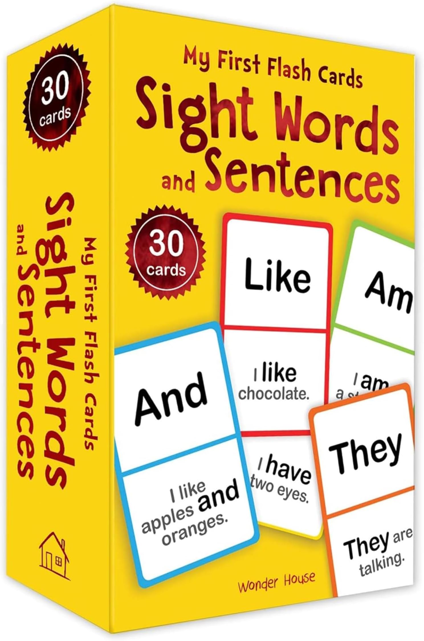 SEEYARA My First Flash Cards: Sight Words and Sentences (Flash Cards for Children) by Wonder House Books