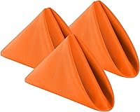 Vista 11 de Servilletas de tela de 17 x 17 pulgadas, lavables de poliéster, servilletas de mesa suaves para bodas, fiestas, cenas, banquetes