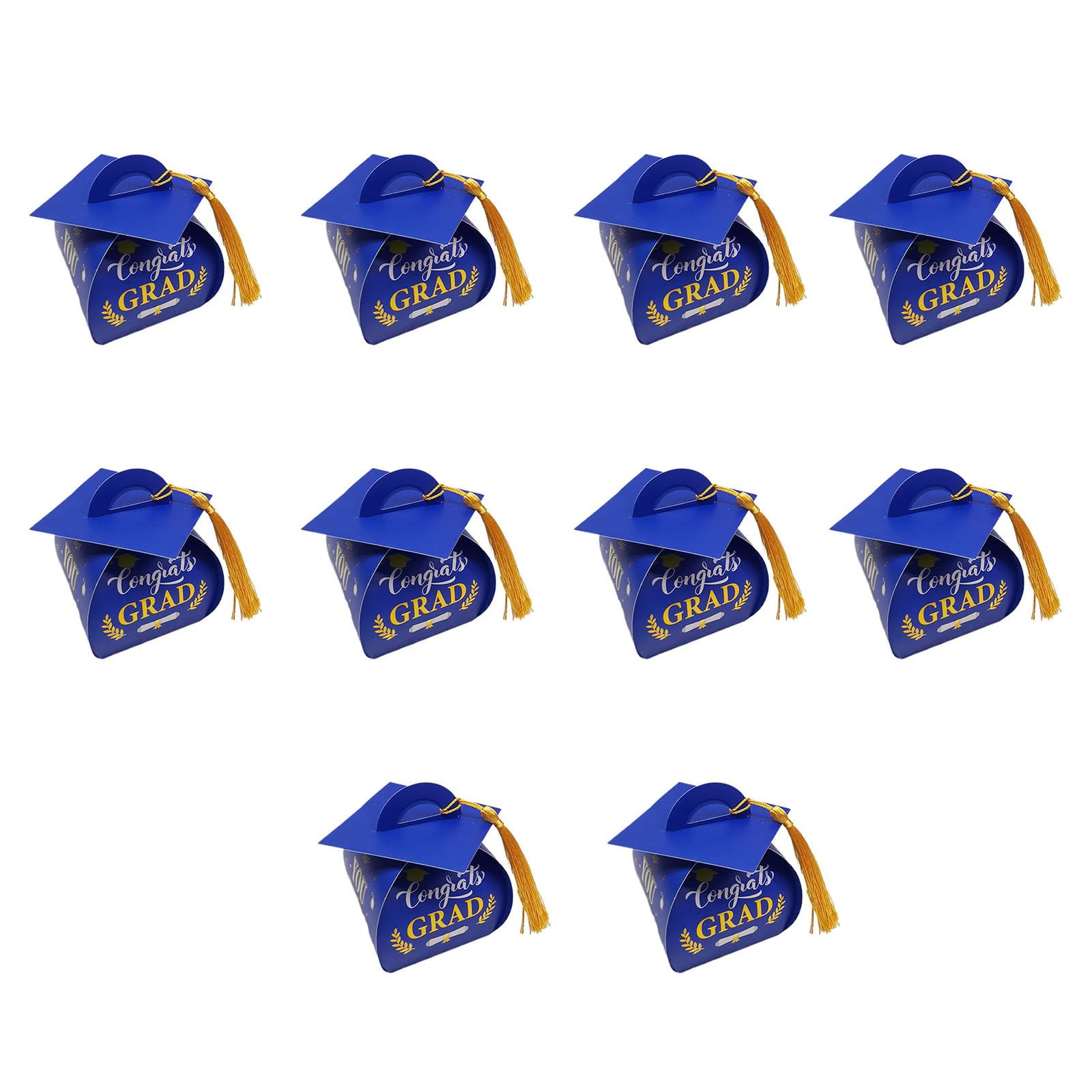 ZBIianxer Practical Graduation Present Box Set Candy Container with Spacious Interior for Certificates and Accessories Graduation Party Supplies