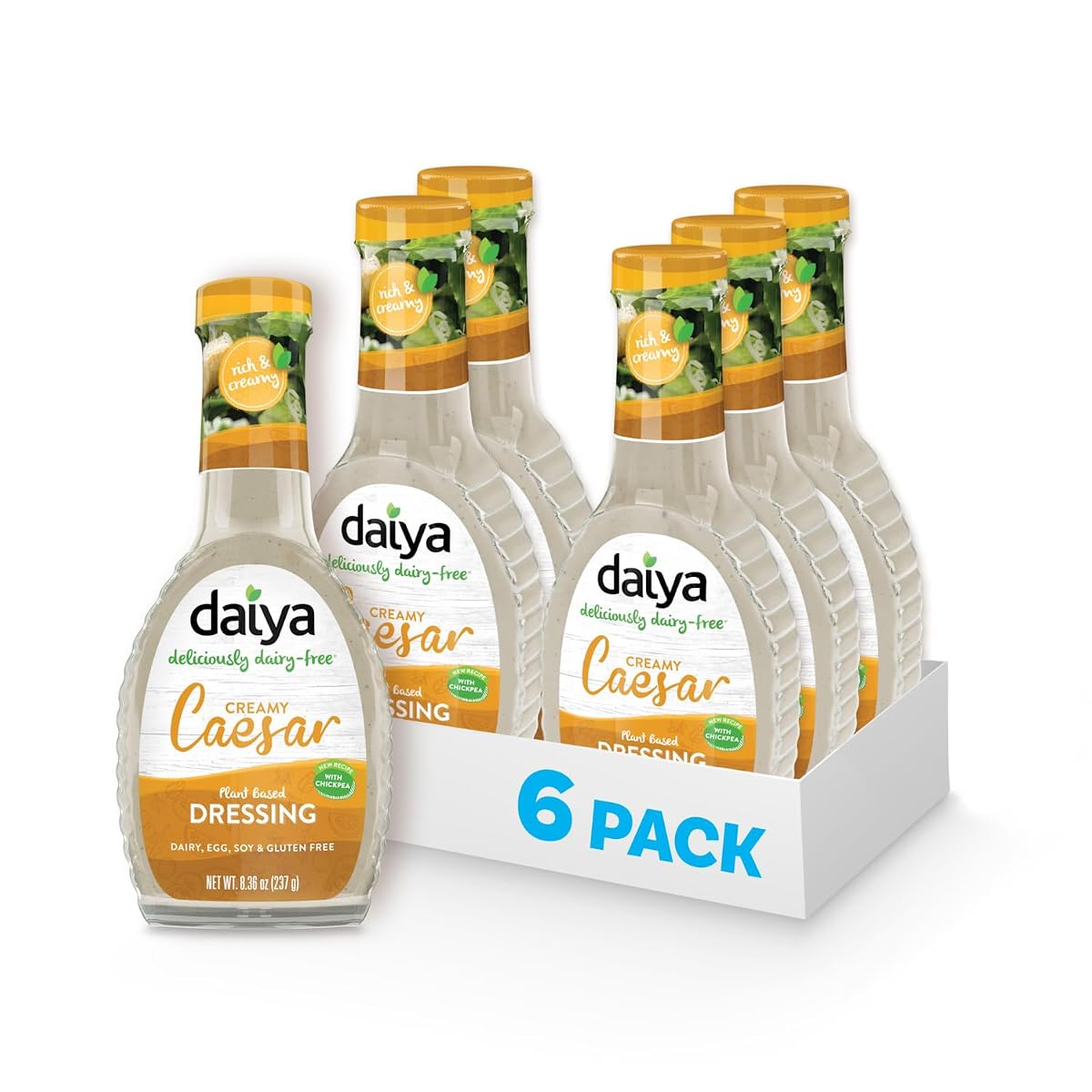 Daiya Dairy Free Creamy Caesar Salad Dressing, 8.36 Oz