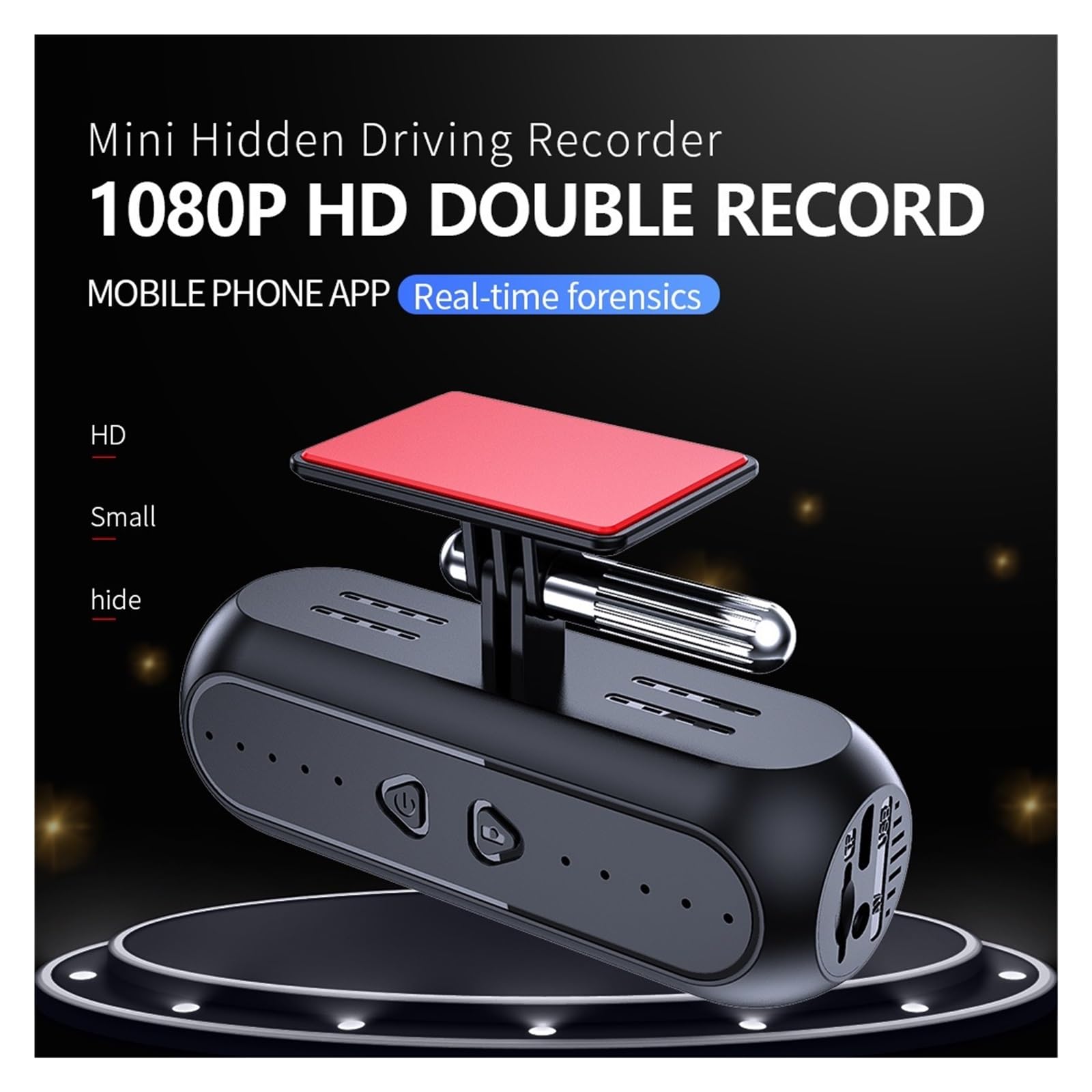 Dashcam Bubbacare Full HD 1080P Con WiFi E Schermo 2.4″ – Grandangolo 170° E Sensore G Per Sicurezza In Auto