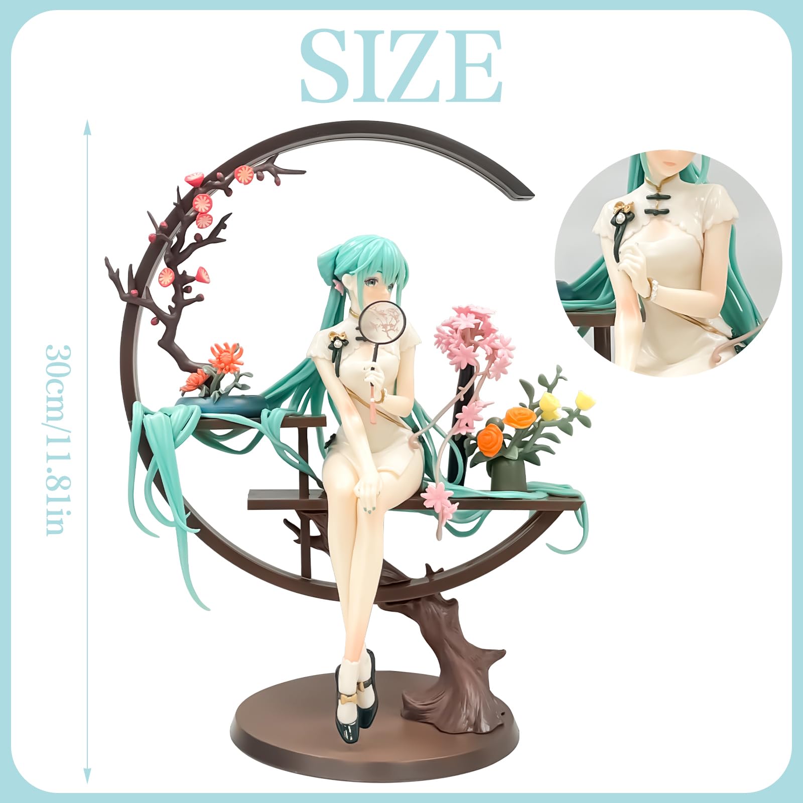 Hatsue Miku Figur Hatsue Miku Figuren Anime 30cm Statue Spielzeug