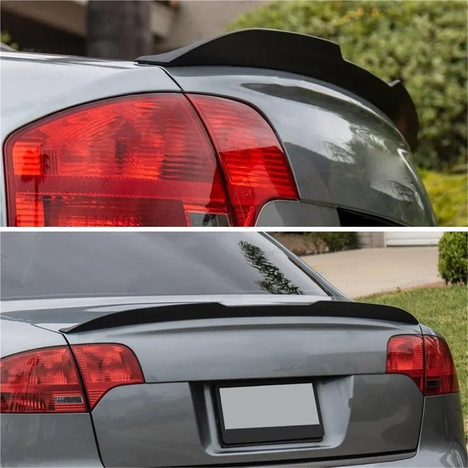 Spojlery tylne Do Audi A3 8P A4 B8 B9 A5 A6 C6 Spojler samochodowy | Tylny Bagażnik Samochodowy High Kick Ducktail Boot Spoiler Skrzydło Uniwersalne