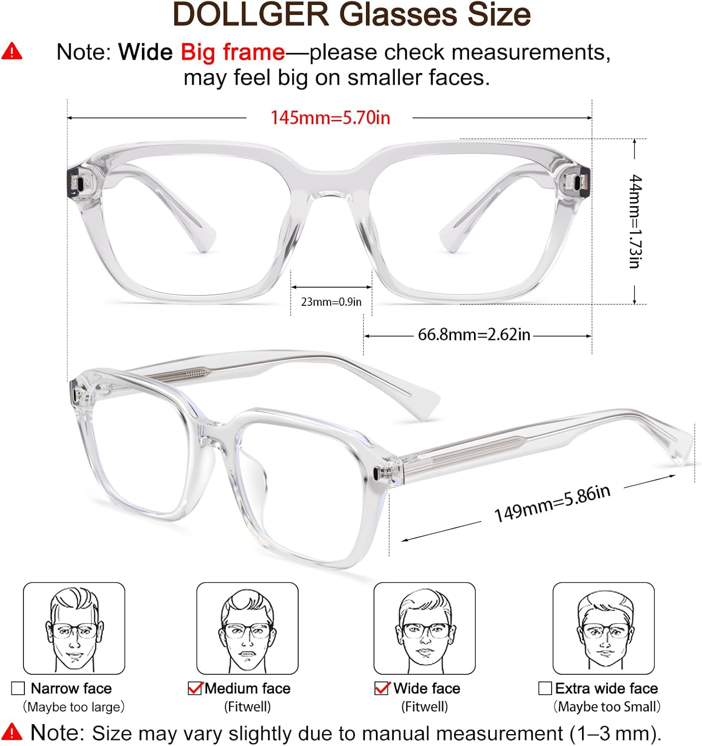 Dollger Blue Light Glasses Men Rectangle Vintage Anti BlueLight Blocking Glare Cute Trendy Computer Gaming UV Eyeglasses - Image 7