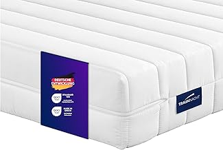 Traumnacht Matelas enrouleur Easy Comfort certifié Oeko-Tex, niveau de dureté 3 (H3), 90 x 190 x 13 cm, produit selon les normes de qualité allemandes