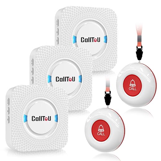 CallToU Wireless Caregiver Pager Call Button Call Bell Medical Alert System