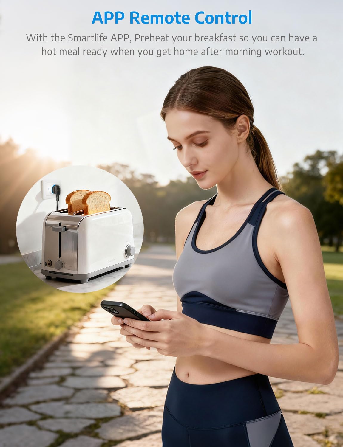 SMARTERCURRY Prise Connectée WiFi (Type F), Prise Intelligente Mini 13A avec mesure du courant, compatible avec Alexa et Google Home, commande vocale et télécommande via application, 4 Pièces