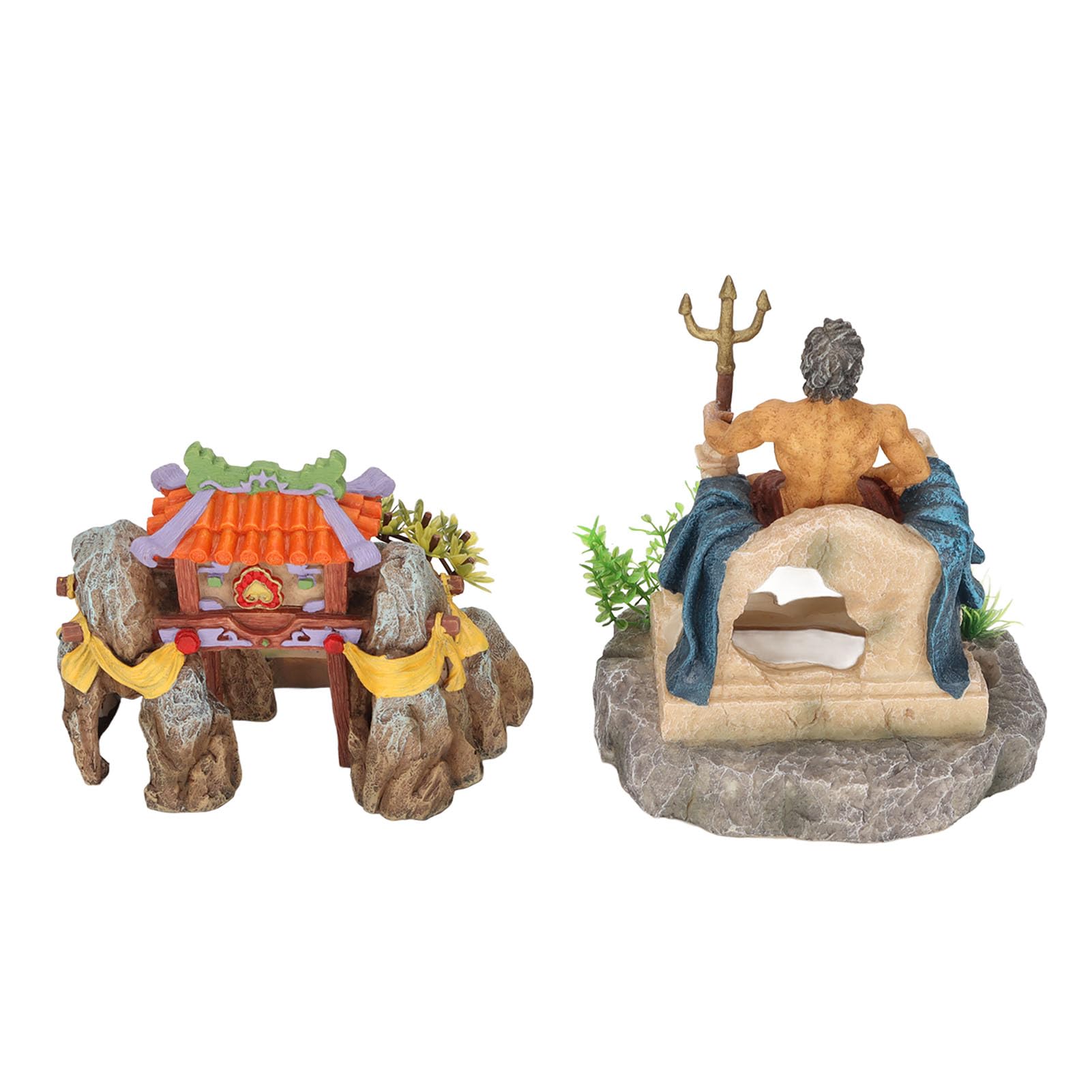 Tyenaza Decorazioni per Acquario, Decorazione Classica per La Casa in Resina, Ornamento per Statua di Acquario per Accessori Subacquei