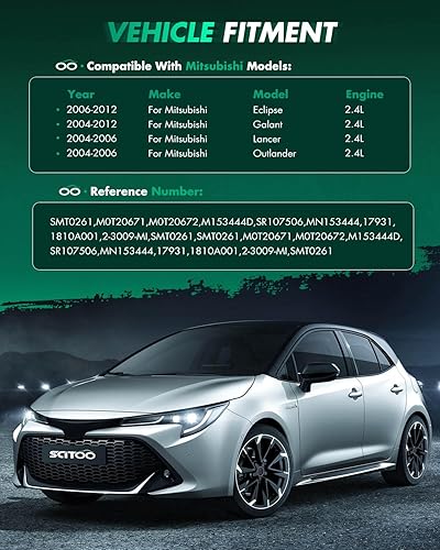 Miniatura 214 de SCITOO Arrancadores Nuevo Ajuste para Nissan Frontier Pickup Xterra 2002 2003 2004 3.3L 17859