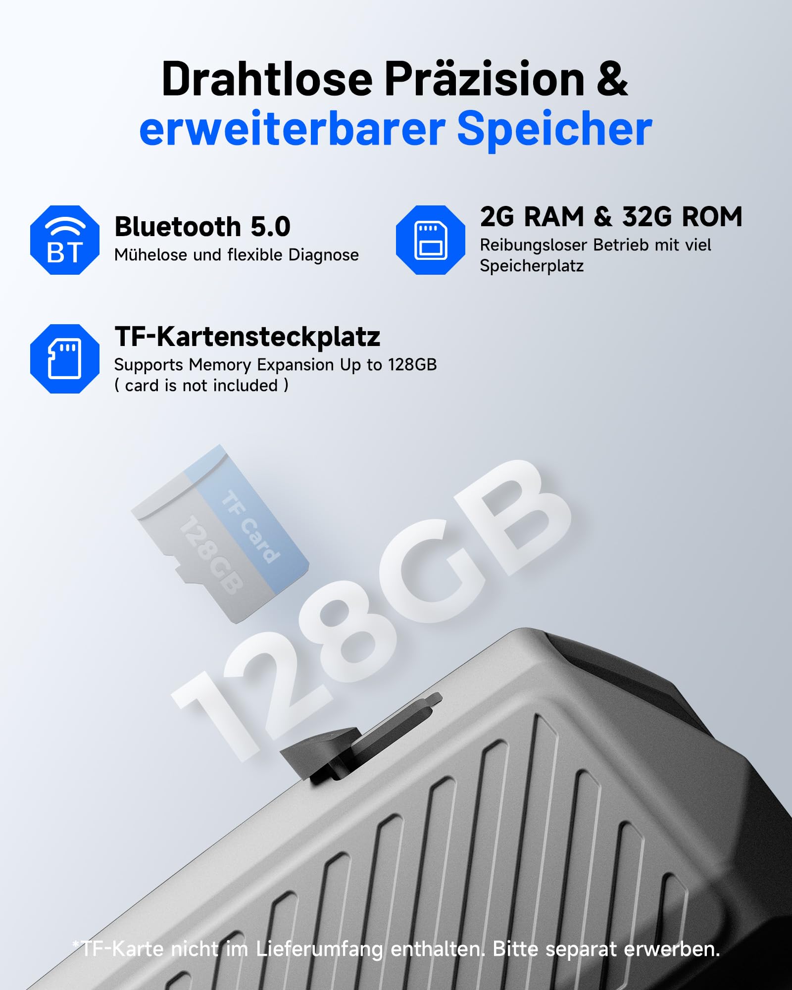TOPDON Diagnosegerät Auto ArtiDiag900 Lite mit bidirektionalem Scan, FCA-Gateway & CAN-FD, Alle Systeme, 8+ Reset-Diensten, kabelloser Bluetooth OBD2 Diagnosegerät, AutoVIN, 2 Jahre kostenloses Update