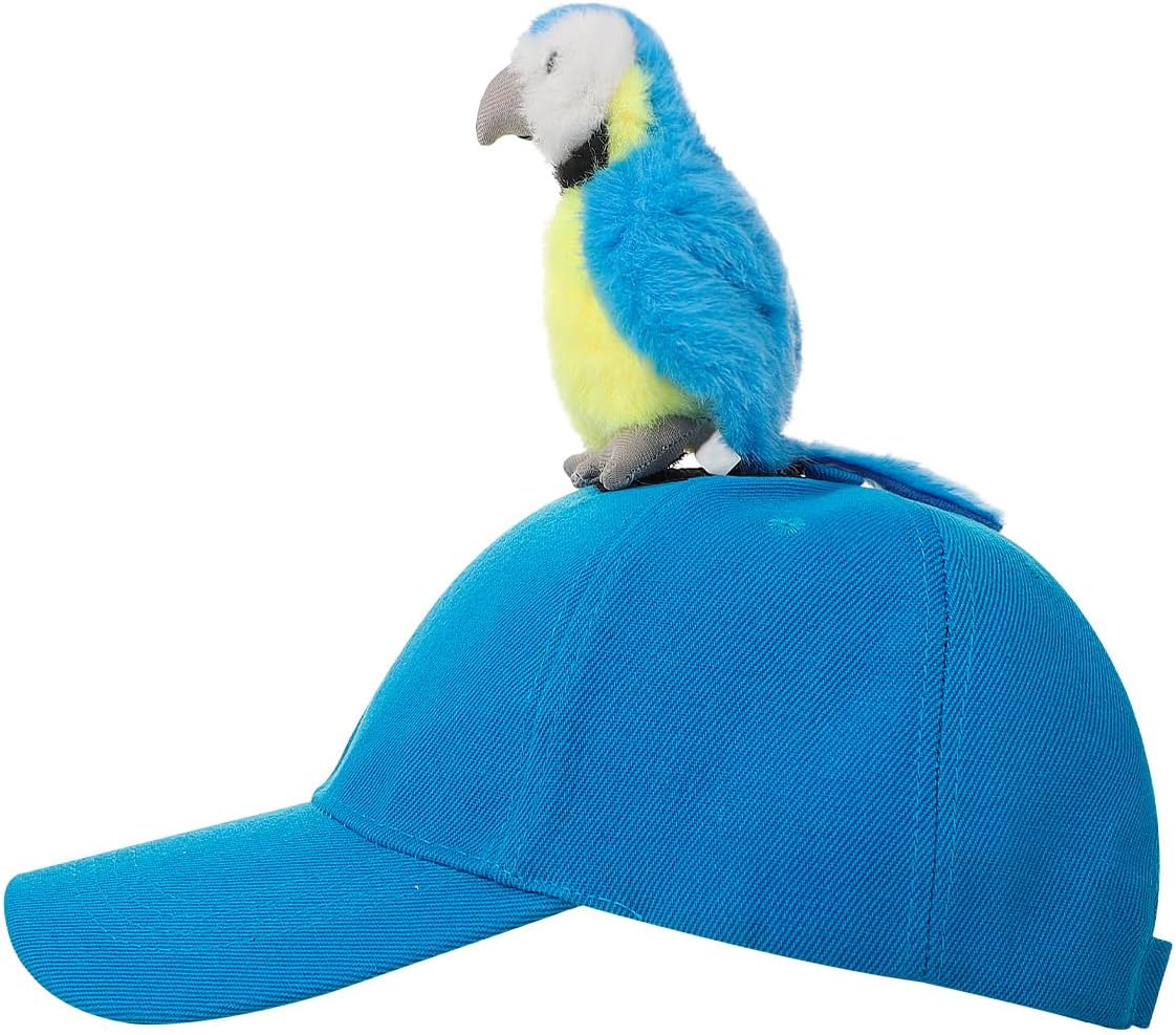 Kids Baseball Cap with Removable Cartoon Animal, Cute Bird Hat for Boys Girls, Funny Outdoor Sun Visor Hat image 3